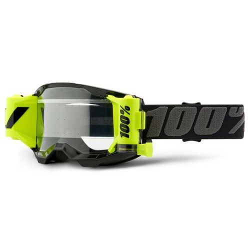 100% Strata2 Forecast Goggle Black Clear Lens