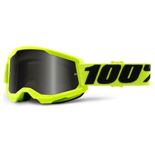 100% Strata2 Sand Goggle Yellow Smoke Lens