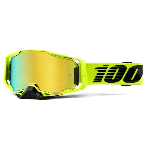 100% Armega Goggle Nuclear Gold Mirror Lens