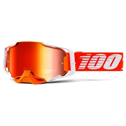 100% Armega Goggle Regal Mirror Red Lens