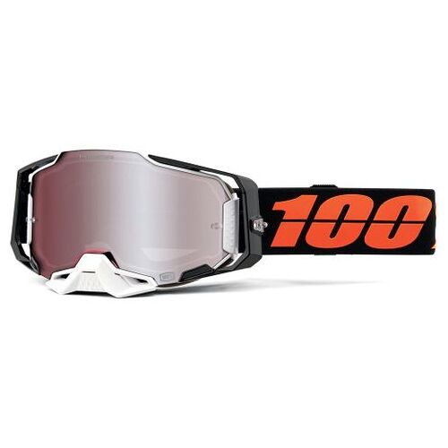 100% Armega Goggle Blacktail Hiper Silver Mirror Lens