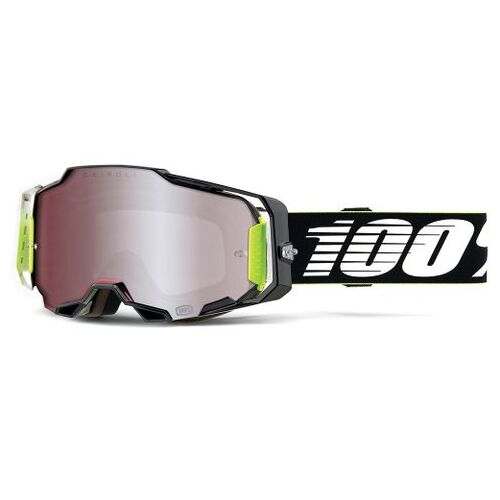 100% Armega Goggle RACR Hiper Silver Mirror Lens