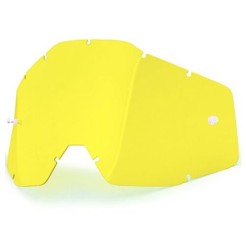 100% Racecraft, Accuri & Strata Yellow Anti-Fog Lens