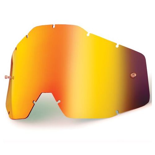 100% Accuri & Strata Youth Red Mirror Lens