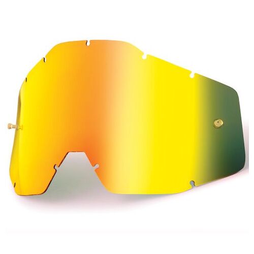100% Accuri & Strata Youth Gold Mirror Lens