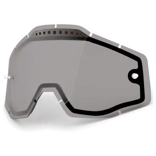 100% Racecraft, Accuri & Strata Smoke Vented Dual Lens