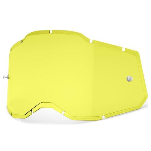 100% Racecraft2, Accuri2 & Strata2 Injected Yellow Lens