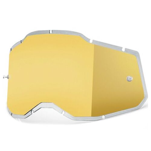 100% Racecraft2, Accuri2 & Strata2 Injected Mirror Gold Lens
