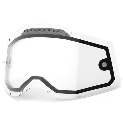 100% Racecraft2, Accuri2 & Strata2 Vented Dual Clear Lens