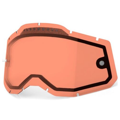 100% Racecraft2, Accuri2 & Strata2 Vented Dual Rose Lens