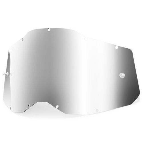 100% Accuri2 & Strata2 Youth Lens Mirror Silver