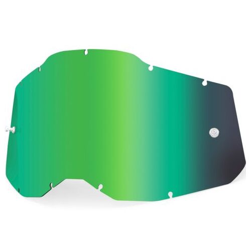 100% Accuri2 & Strata2 Youth Lens Mirror Green