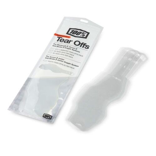 100% Accuri2 & Strata2 Youth Standard Tear-Offs 20Pk