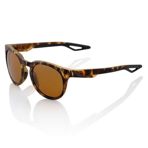 100% Campo Sunglasses Soft Tact Havana with Bronze Lens