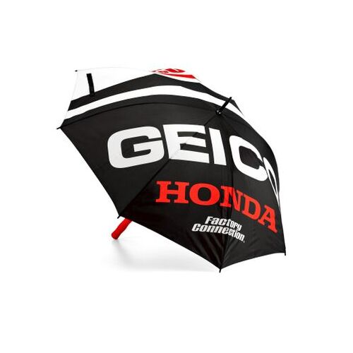 100% Geico Honda Black Flare Umbrella