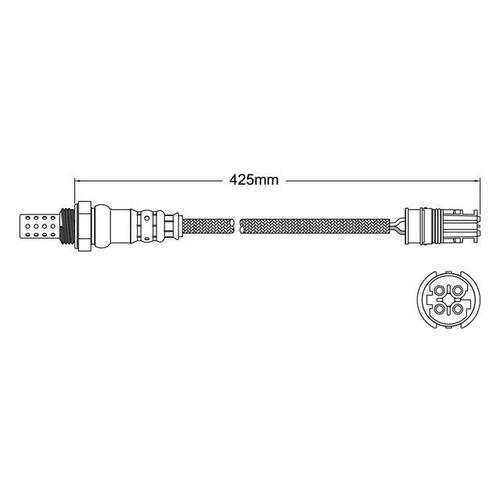 PAT Premium Oxygen Sensor - Post Cat FOR (M3 E90/92/93 10-14) EGO-196