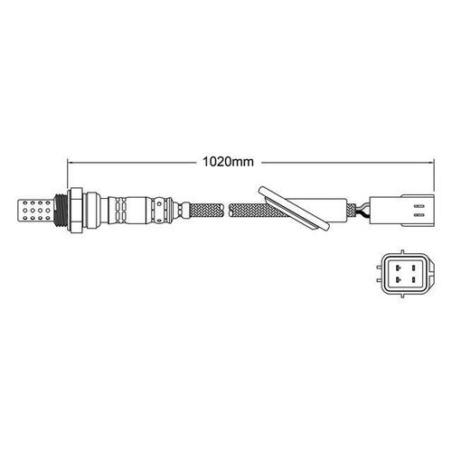 PAT Premium Oxygen Sensor - Post Cat FOR (MX5 NB 98-00) EGO-312