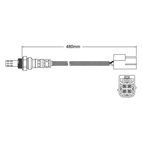 PAT Premium Oxygen Sensor - Post Cat FOR (350Z DE 02-07) EGO-366
