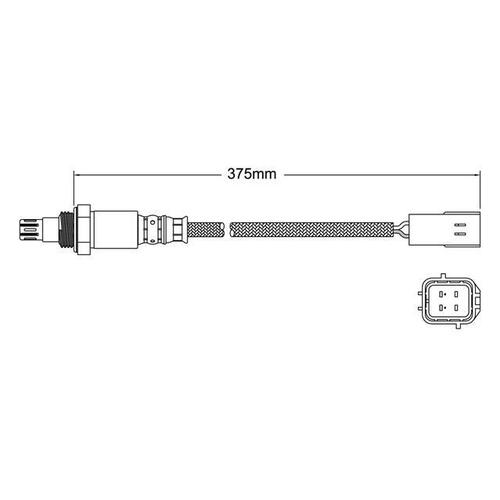 PAT Premium Oxygen Sensor Pre Cat FOR (370Z 09-12/GTR 89-19) EGO-576