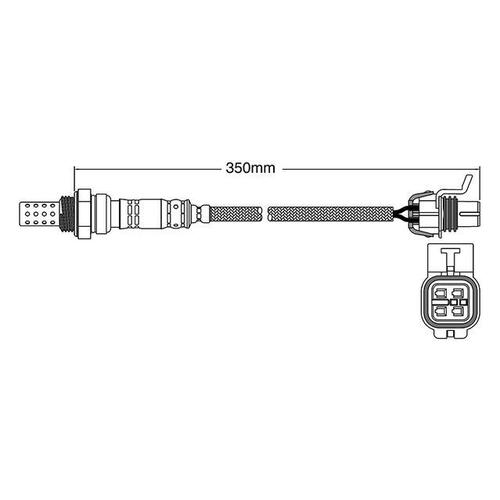 PAT Premium Oxygen Sensor - Post Cat FOR (VF SS 13-17) EGO-804
