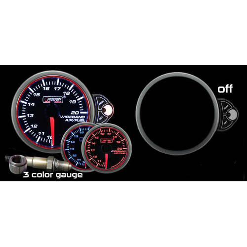 Prosport 52mm Halo Series Performance Gauge Range - White