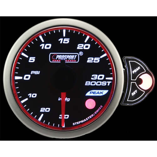 Prosport 52mm Halo Series Performance Gauge Range - White
