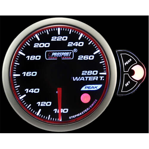 Prosport 52mm Halo PK Series Water Temperature Gauge - Red/White/Blue