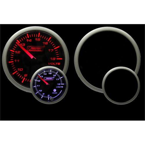 Prosport 52mm SM Series Volt Gauge - Amber/White
