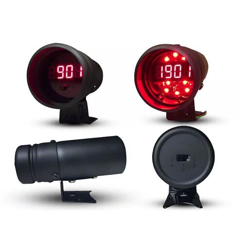 Prosport 38mm Digital Tacho and Shift Light Combo Black