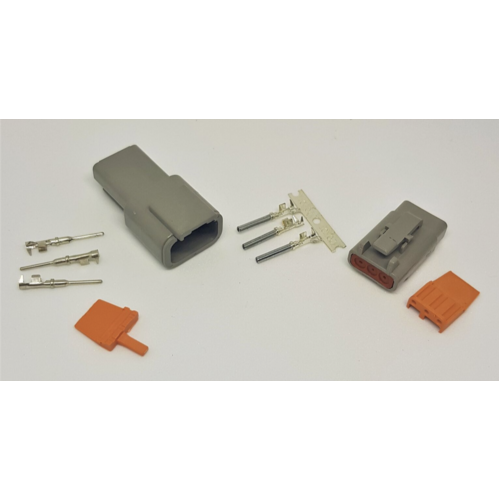 Platinum Racing Products AMS Electrical Plugs Male and Female (AMS3PINKIT)