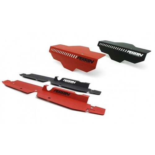 Perrin PSP-ENG-510150BK Pulley Cover/Radiator Shroud Bundle (WRX/STi 08-14) Black