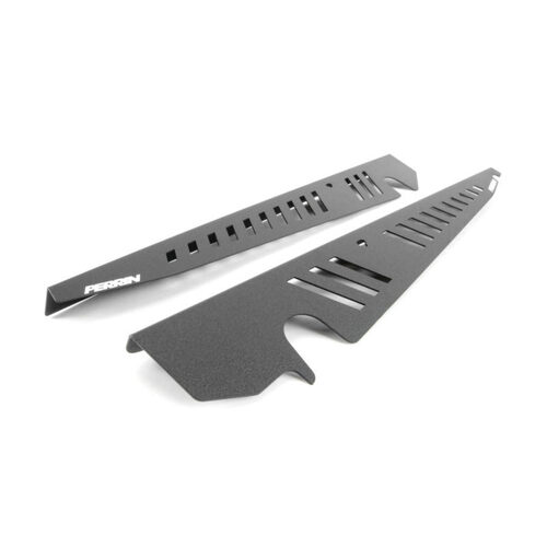 Perrin PSP-ENG-549BK Fender Shroud Set - Black (WRX/STi 11-14)