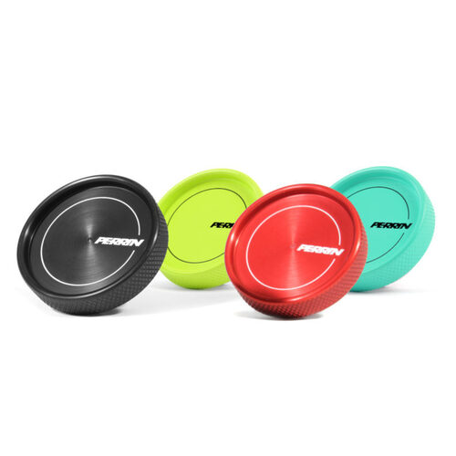 Perrin PSP-ENG-711BK Oil Fill Cap Round Style (All Subaru/Toyota 86) Black