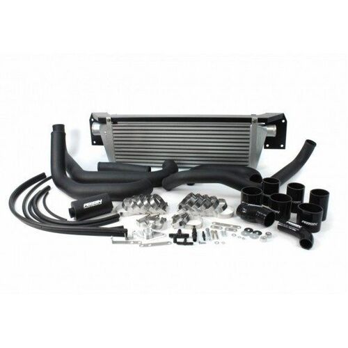 Perrin PSP-ITR-400-1BK_2BK Front Mount Intercooler Kit (WRX/STi 01-07) Black Core, Black Tubes