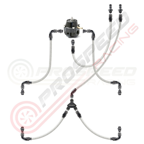 PSR/Raceworks 200-Series Parallel Fuel Rail Kit for Subaru WRX/STI GC8 96-00 (V3-V6)