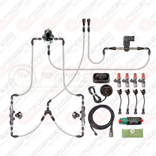 PSR/Raceworks Pro Flex Fuel System 1050cc for Subaru WRX 08-14/STI 08-21/FXT 08-13/LGT 07-09