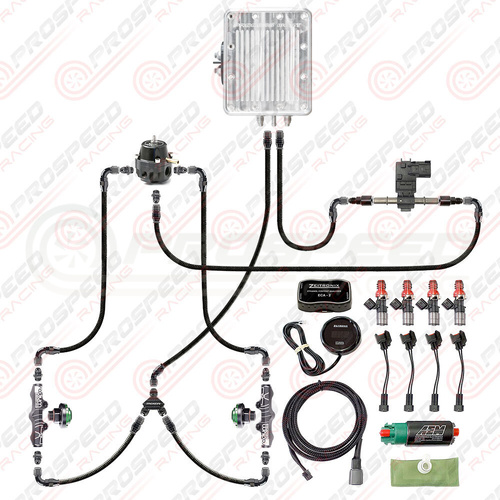 PSR/Raceworks Race Flex Fuel System 1300cc for Subaru WRX 08-14/STI 08-20/FXT 08-13/LGT 07-09