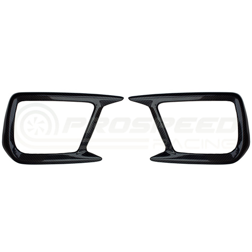 PSR Carbon Fibre Front Fog Light Surrounds for Subaru WRX/STI VA 18-21