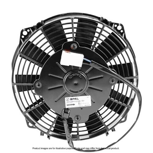 PWR 09" Fan Straight Blade Pull 12V (596CFM) (52mm Deep)
