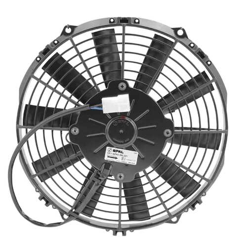 PWR 10" Fan Straight Blade Push 12V (631CFM) (52mm Deep)