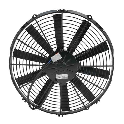 PWR 14" Fan Straight Blade Pull 12V (1310CFM) (62mm Deep)