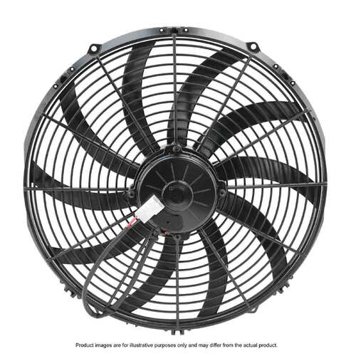 PWR 16" Fan Skew Blade Pull 12V Brushless (1858CFM) (82mm Deep)