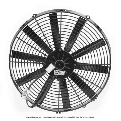 PWR 16" Fan Straight Blade Push 12V (1505CFM) (62mm Deep)
