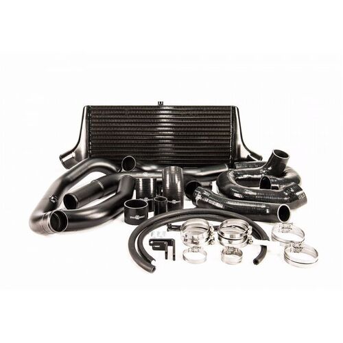 Front Mount Intercooler Kit (suits Subaru 08-14 GRB STI) - Black PWFMIC03B