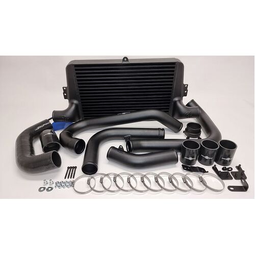2022+ WRX stage 1 front mounted intercooler kit black PWFMIC10B