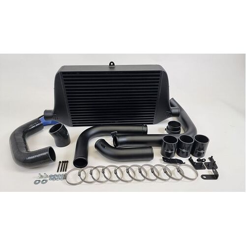 2022+ WRX stage 2 front mounted intercooler kit black PWFMIC11B
