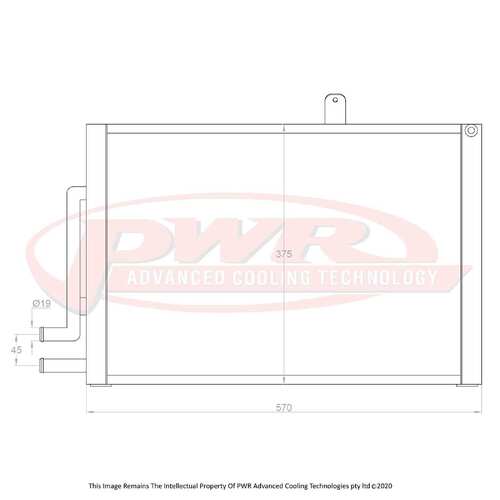 PWR 26mm Heat Exchanger for Holden Commodore VE HSV 06-08)