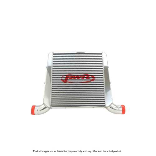 PWR 2.5" Outlets Large 68mm Intercooler for Mazda RX2-RX7 Series 1-3 12AT/20BT Rotary 70-85)