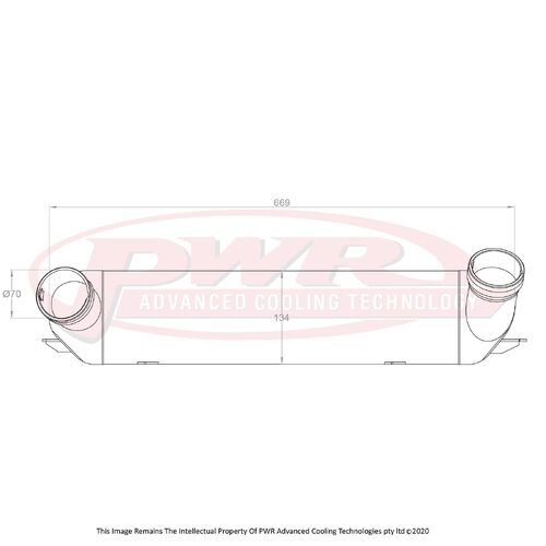 PWR 116mm Intercooler - OEM Fit for BMW 1M E82 11-12)