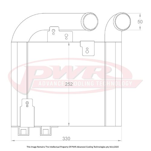 PWR 68mm Intercooler for Toyota MR2 SW20 89-99)